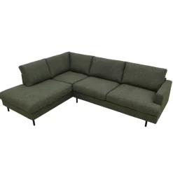 Mangohoutonline Hoekbank Nolio 4-zits Links Groen