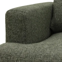 Mangohoutonline Hoekbank Nolio 4-zits Rechts Groen