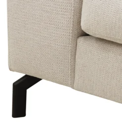 Mangohoutonline Hoekbank Nora 4-zits Rechts Crème