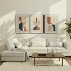 Mangohoutonline Hoekbank Nova 4-zits Links Crème Mahom