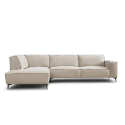 Mangohoutonline Hoekbank River 4-zits Links Crème PEPP