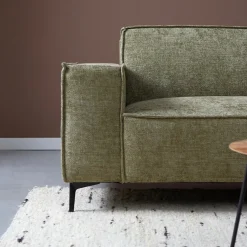 Mangohoutonline Hoekbank River 4-zits Rechts Groen PEPP