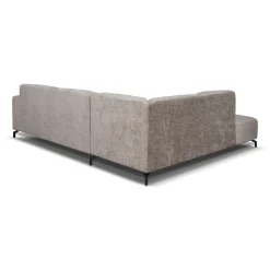 Mangohoutonline Hoekbank Sevilla 4-zits Links Donkergrijs Mahom