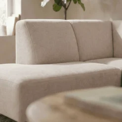 Mangohoutonline Hoekbank Sevilla 4-zits Links Beige Mahom