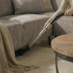 Mangohoutonline Hoekbank Sevilla 4-zits Rechts Donkergrijs Mahom