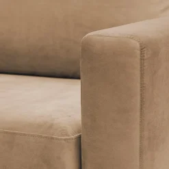 Mangohoutonline Hoekbank Sterre 4-zits Links Crème Mahom