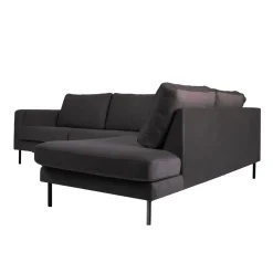 Mangohoutonline Hoekbank Sterre 4-zits Rechts Antraciet Mahom