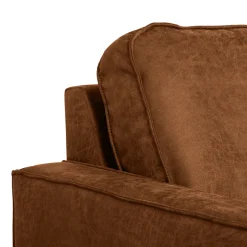 Mangohoutonline Hoekbank Twenty Five 4-zits Rechts Cognac Mahom