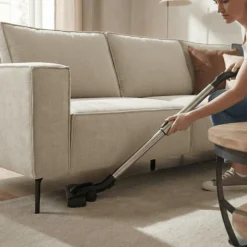 Mangohoutonline Hoekbank Valencia 4-zits Rechts Grijs Mahom