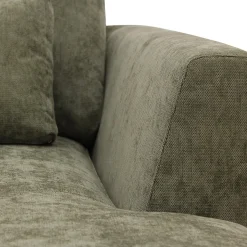 Mangohoutonline Hoekbank Willow 5-zits U-opstelling Links Groen Mahom