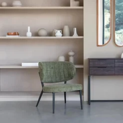 Mangohoutonline Loungefauteuil Anna Groen Grijs Jacob Jenzens