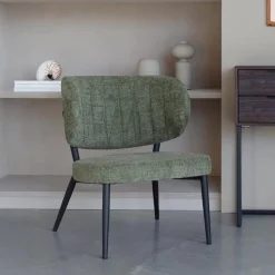 Mangohoutonline Loungefauteuil Anna Groen Grijs Jacob Jenzens