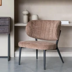 Mangohoutonline Loungefauteuil Anna Oranje Grijs Jacob Jenzens