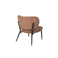 Mangohoutonline Loungefauteuil Anna Oranje Grijs Jacob Jenzens