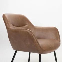Mangohoutonline Loungefauteuil Filip Vintage Bruin Jacob Jenzens