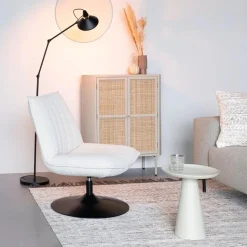 Mangohoutonline Loungefauteuil Jens Off-White Bouclé Jacob Jenzens