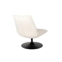 Mangohoutonline Loungefauteuil Jens Off-White Bouclé Jacob Jenzens