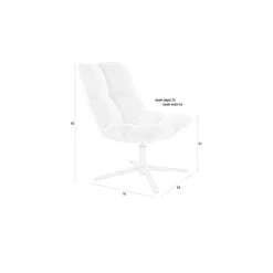 Mangohoutonline Loungefauteuil Odin Jacob Jenzens