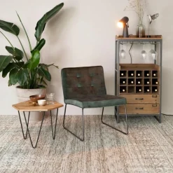 Mangohoutonline Loungefauteuil Stellan Grijsgroen Jacob Jenzens