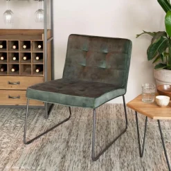 Mangohoutonline Loungefauteuil Stellan Grijsgroen Jacob Jenzens