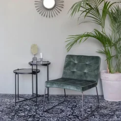 Mangohoutonline Loungefauteuil Stellan Grijsgroen Jacob Jenzens