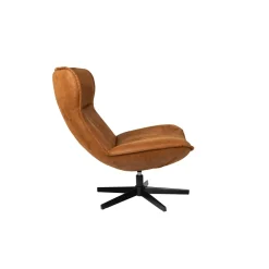 Mangohoutonline Loungefauteuil Thor Cognac Jacob Jenzens