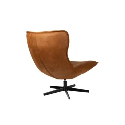 Mangohoutonline Loungefauteuil Thor Cognac Jacob Jenzens