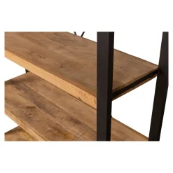 Mangohoutonline Mangohouten Boekenkast Britt 160 cm Mahom