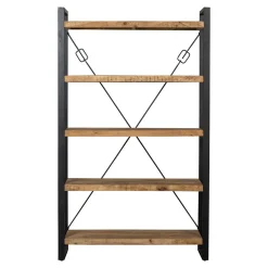 Mangohoutonline Mangohouten Boekenkast Britt 120 cm Mahom