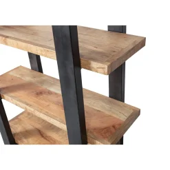 Mangohoutonline Mangohouten Boekenkast Durham 160 cm Mahom