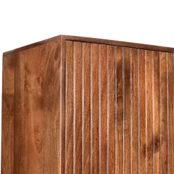 Mangohoutonline Mangohouten Boekenkast Japandi 135 cm Mahom