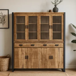 Mangohoutonline Mangohouten Buffetkast Britt 190 cm Mahom