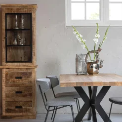 Mangohoutonline Mangohouten Buffetkast Denver 65x200 cm Recht Mahom