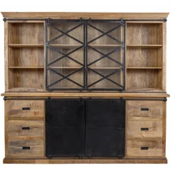 Mangohoutonline Mangohouten Buffetkast Denver 260×220 cm X Mahom