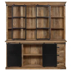 Mangohoutonline Mangohouten Buffetkast Denver 240×220 cm Recht Mahom