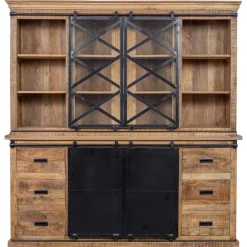 Mangohoutonline Mangohouten Buffetkast Denver 200×220 cm X Mahom