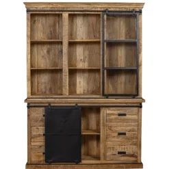 Mangohoutonline Mangohouten Buffetkast Denver 140 cm Recht Mahom