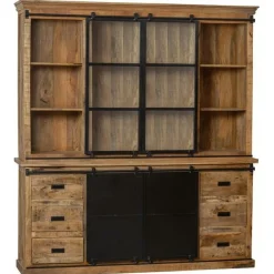 Mangohoutonline Mangohouten Buffetkast Denver 160x220 cm Recht Mahom