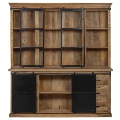 Mangohoutonline Mangohouten Buffetkast Denver 220×220 cm Recht Mahom