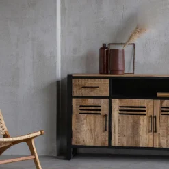 Mangohoutonline Mangohouten Dressoir Henderson 180 cm Mahom