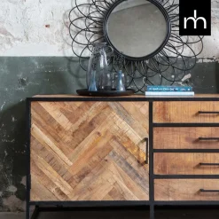 Mangohoutonline Mangohouten Dressoir New Haven 210 cm Mahom