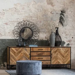 Mangohoutonline Mangohouten Dressoir New Haven 165 cm Mahom