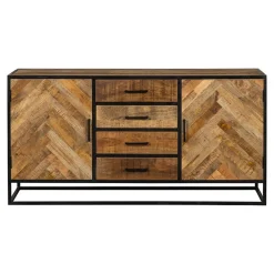 Mangohoutonline Mangohouten Dressoir New Haven 165 cm Mahom