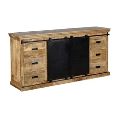 Mangohoutonline Mangohouten Dressoir Newark 200 cm Mahom