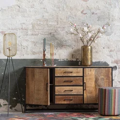 Mangohoutonline Mangohouten Dressoir San Antonio 210 cm Mahom