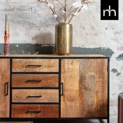 Mangohoutonline Mangohouten Dressoir San Antonio 210 cm Mahom