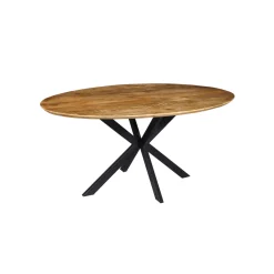 Mangohoutonline Mangohouten Eettafel Bologna Ovaal 240x110 cm Mahom