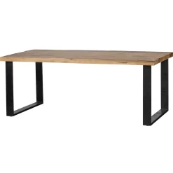 Mangohoutonline Mangohouten Eettafel Britt  Rechthoek 260x100 cm Mahom