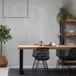 Mangohoutonline Mangohouten Eettafel Britt Rechthoek 180x100 cm Mahom