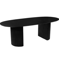 Mangohoutonline Mangohouten Eettafel Chiara Black 210x100 cm Mahom